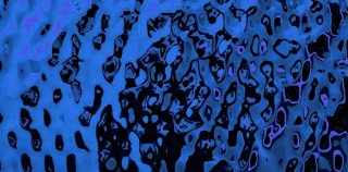 Blacha ozdobna niebieska fala tłoczona stal nierdzewna dekoracyjna water ripple