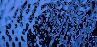 Blacha ozdobna jasnoniebieska fala tłoczona stal nierdzewna dekoracyjna water ripple