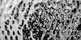 Blacha ozdobna srebrna fala tłoczona stal nierdzewna dekoracyjna water ripple