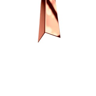 Kątownik miedź poler 280 cm